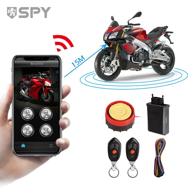 SPY cdi-motorcycle security theft alarm kit for motorcycles theft motorcycle alarm system
