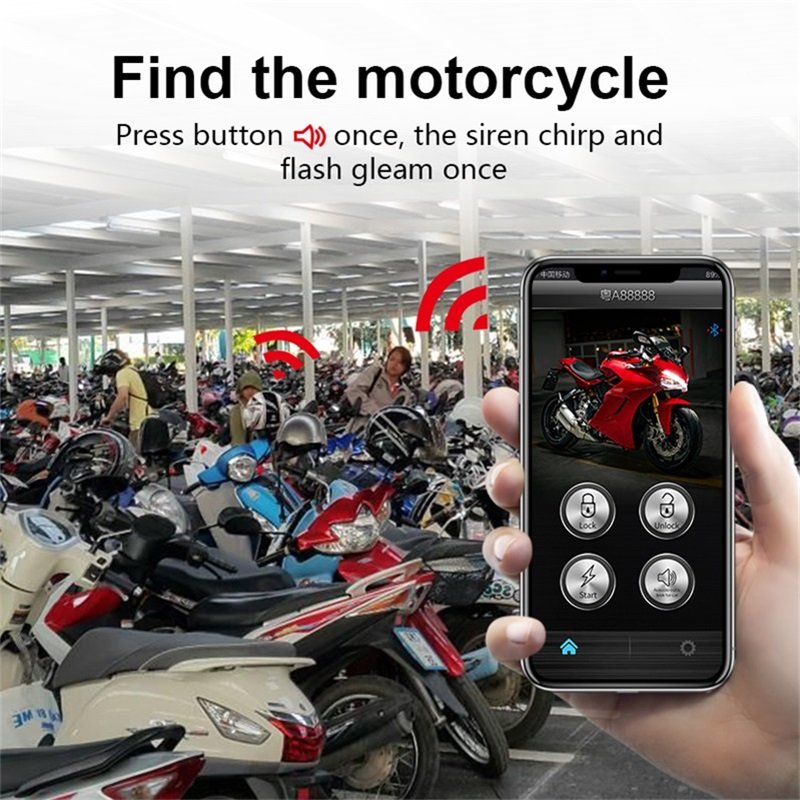 SPY cdi-motorcycle security theft alarm kit for motorcycles theft motorcycle alarm system