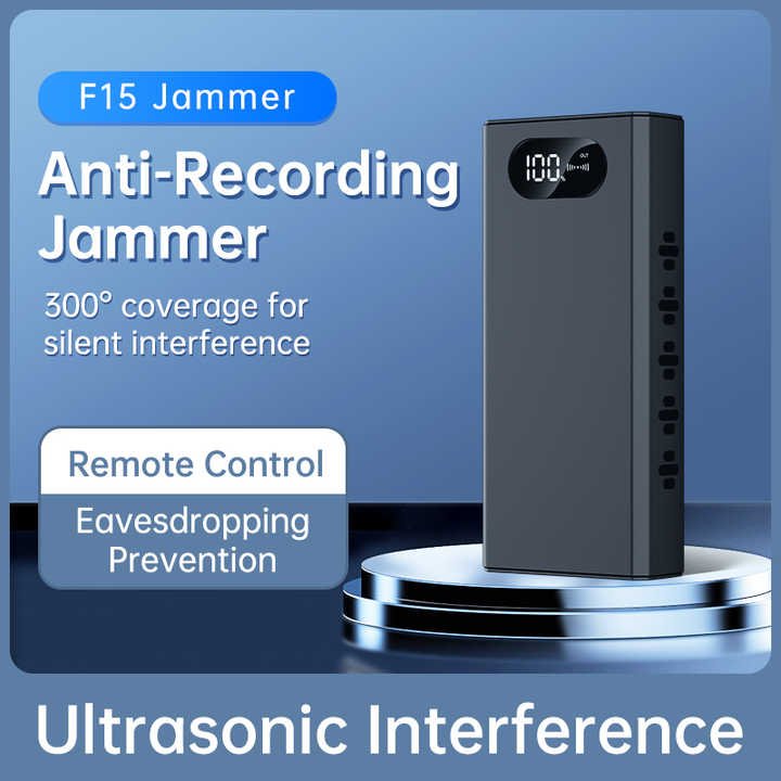 Upgrade Ultrasonic Anti-Recording Device White Noise Interceptor to Prevent Eavesdropping Alarm System