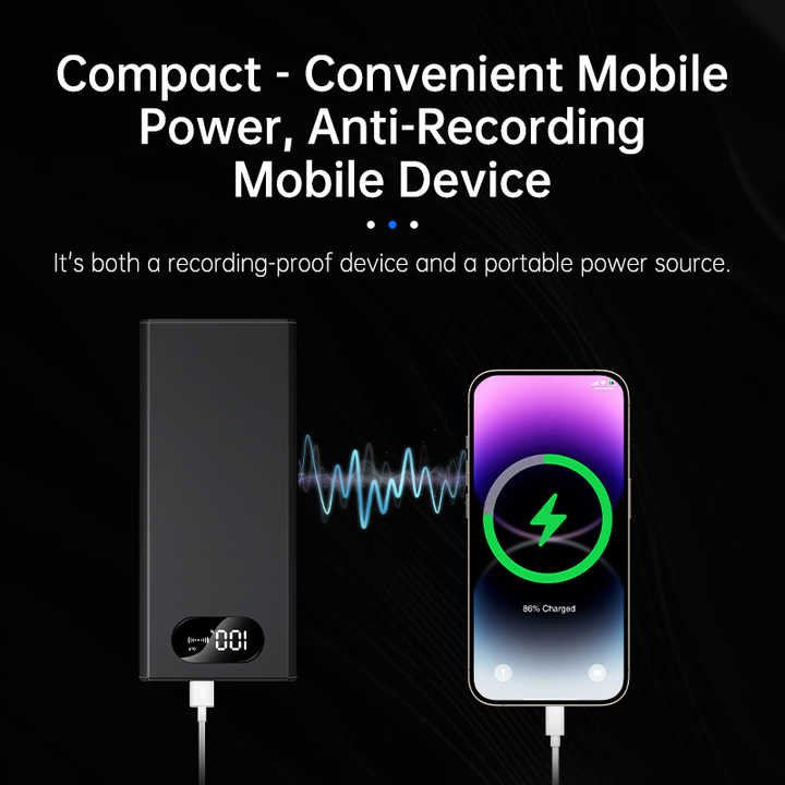 Upgrade Ultrasonic Anti-Recording Device White Noise Interceptor to Prevent Eavesdropping Alarm System