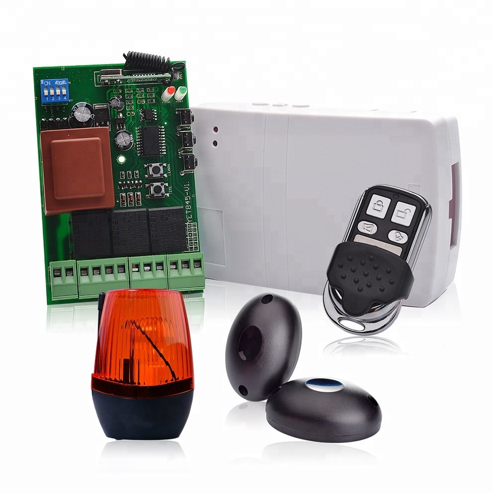 Home security system 220V LED light bulb warning alarm with PCB