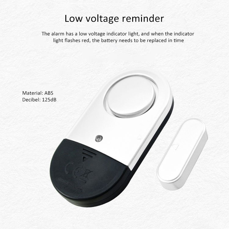 Simple Door Open Alarm, Home Window Sensor Magnetic Alarm, House Anti-theft Door Alarm System with Siren