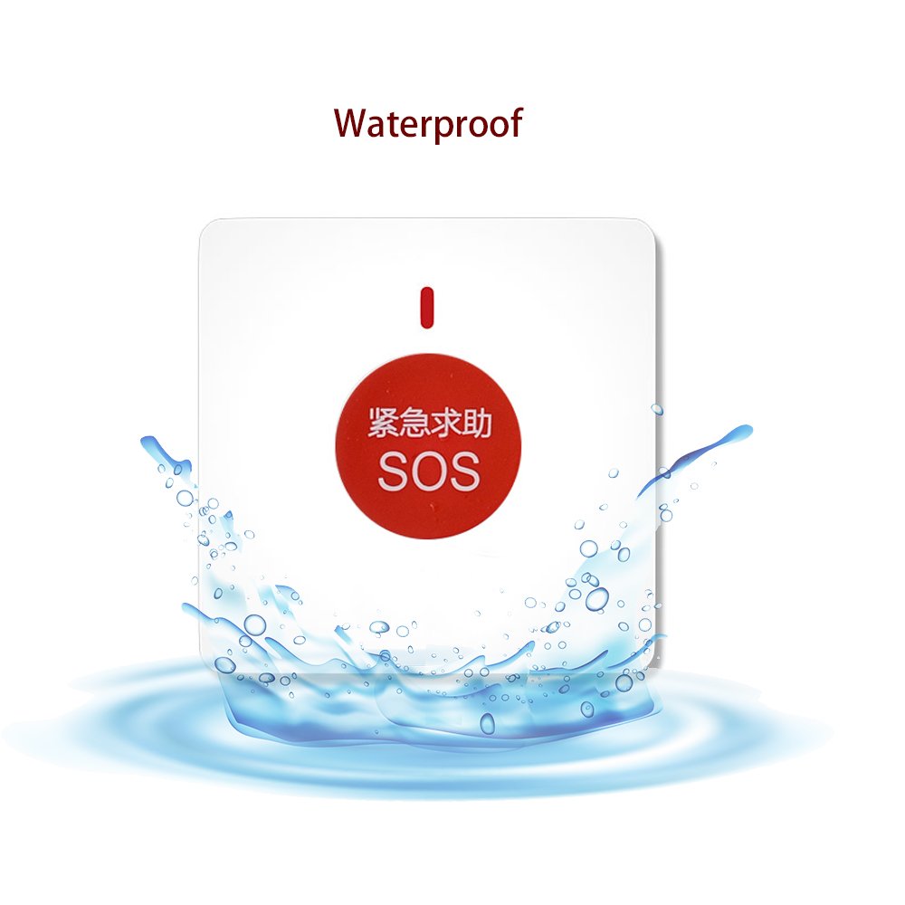 Waterproof Wireless SOS Button 433mhz Work With The Alarm System For The Elderly and Disabled