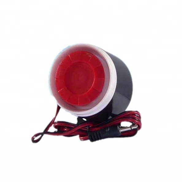 ES-636 Mini Siren Security Alarm Siren Loudly Sound 110db 12V Wired Siren for home