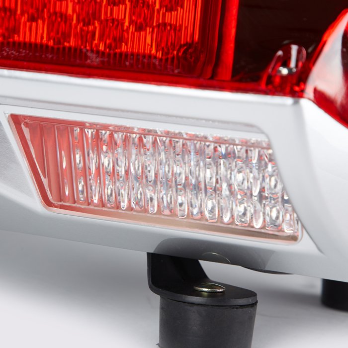 Senken 120Cm Universal Cop Car Alarm System Built-in Speaker Emergency Warning Light Bar LED Strobe Lightbar For Car