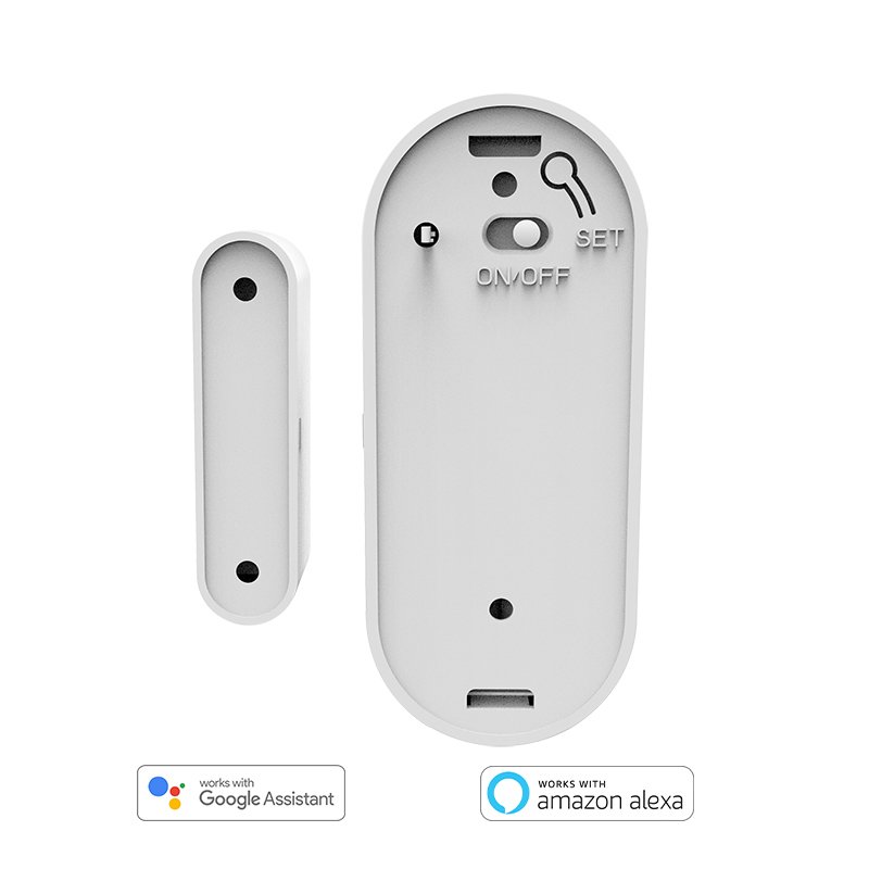 Google Alexa Tuya Smart Remote Control Wireless WIFI Window Door Sensor Detection Alarm Smart Home Security System Sensor