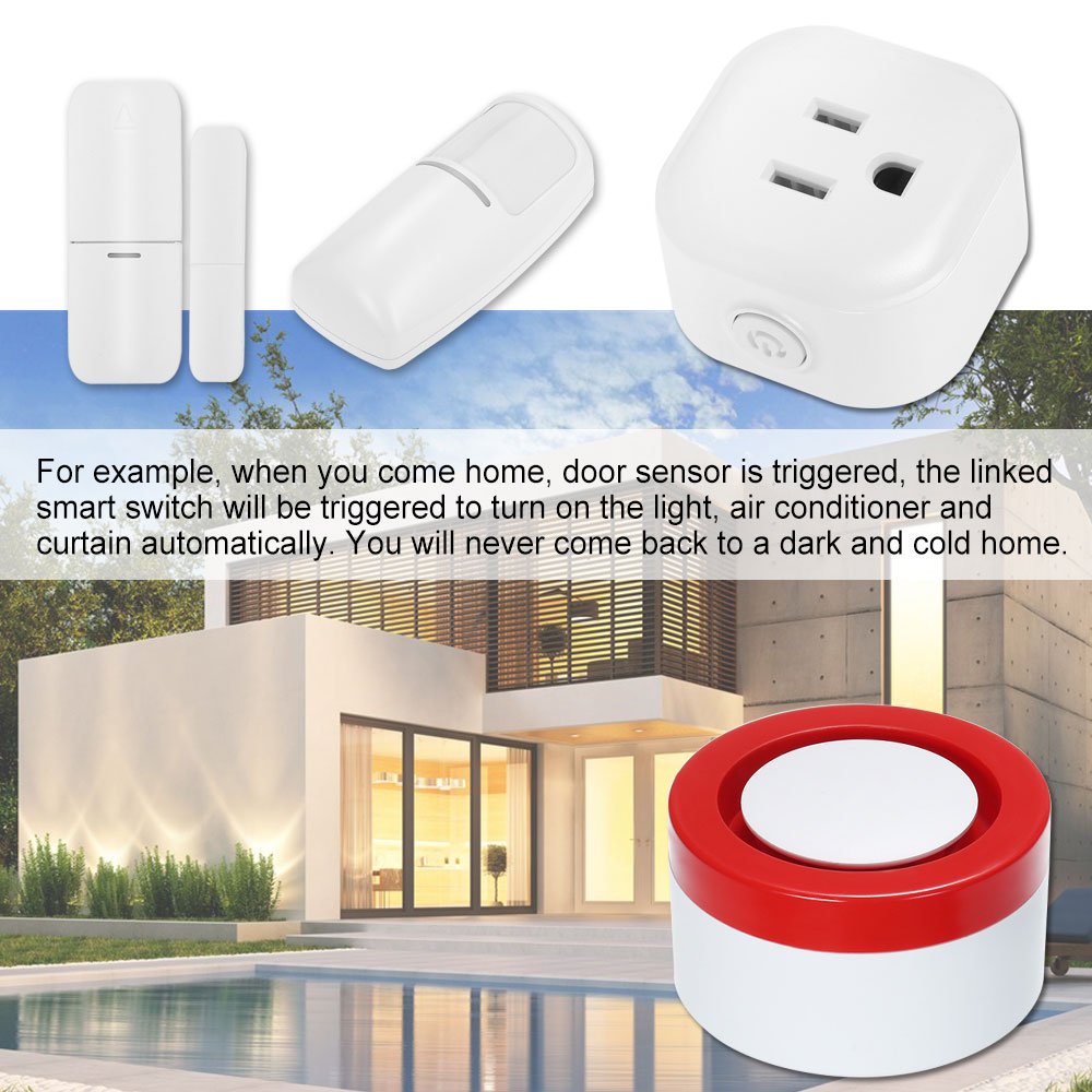 Tuyasmart App Controlled Flashing & Sound Strobe WIFI Alam Siren PST-H1