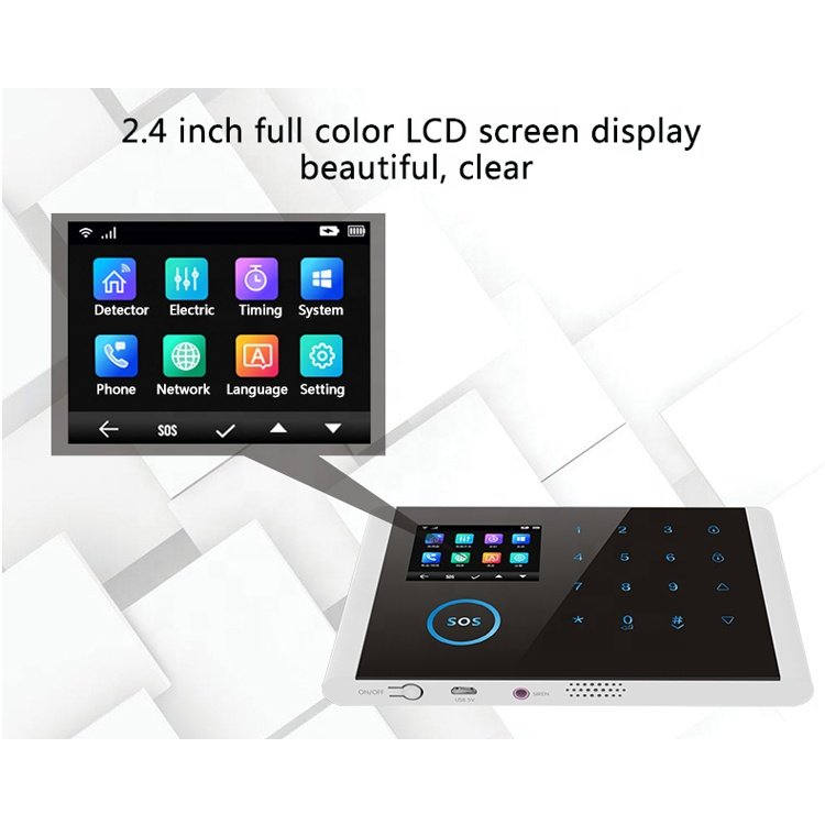 The new home alarm wireless GSM GPRS UltraOffice Burglar Alarm Systems Kits wifi digital home security 3g