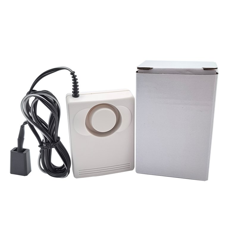 130dB Water Leak Detector Alarm with 120cm Long Wire Water Detector Groundwater Underground Home Security System
