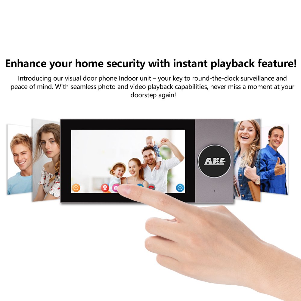7inch TFT Screen Wifi Smart Waterproof Home Doorbell Camera Villa Alarm Video Doorbell Intercom Apartment