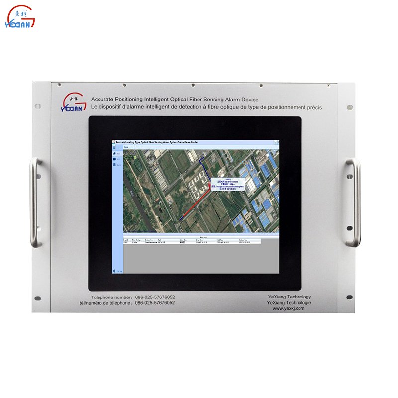 Optical Fiber Vibration Intrusion Detector Alarm System for Perimeter Protection