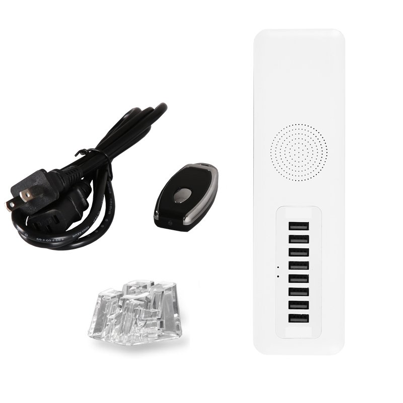 Newly 8 multi ports retail sensor anti-theft alarm system with charging and alarming function