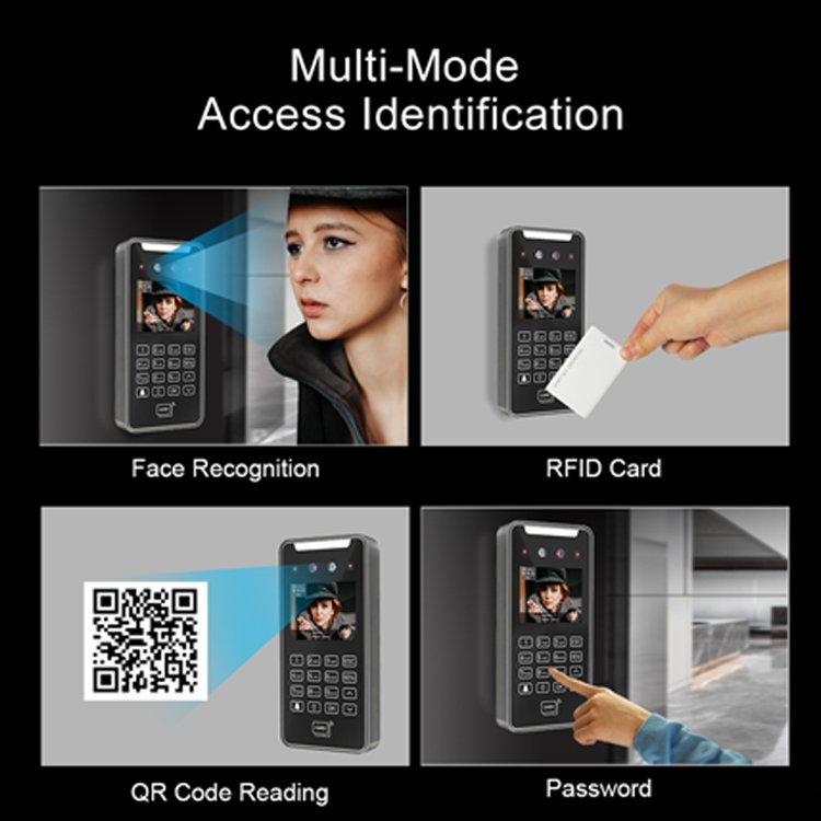 Face Recognition Manufacturer Small Size Living Detection Time Attendance Machine Face Scanner Attendance System