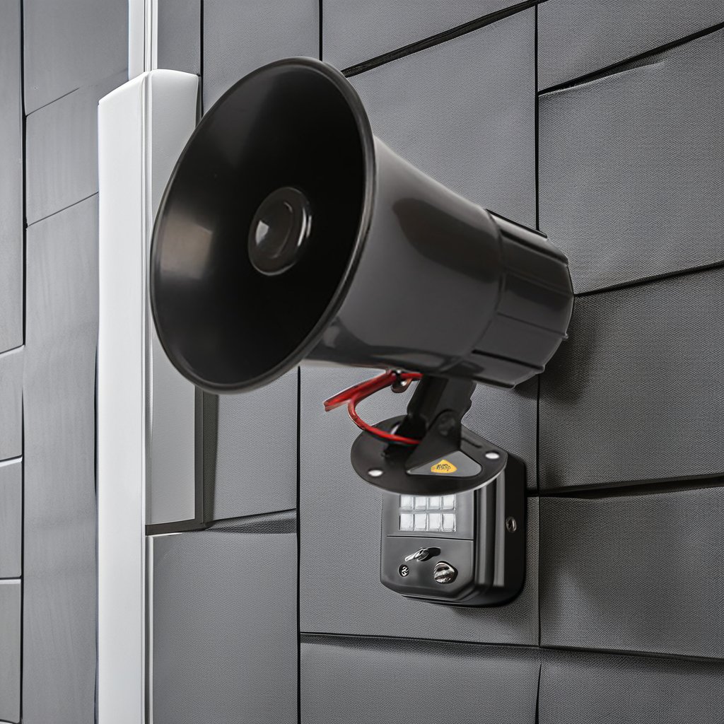 12V 15W Wired Alarm Speaker Siren Security Loud Sound Horn 5C-111