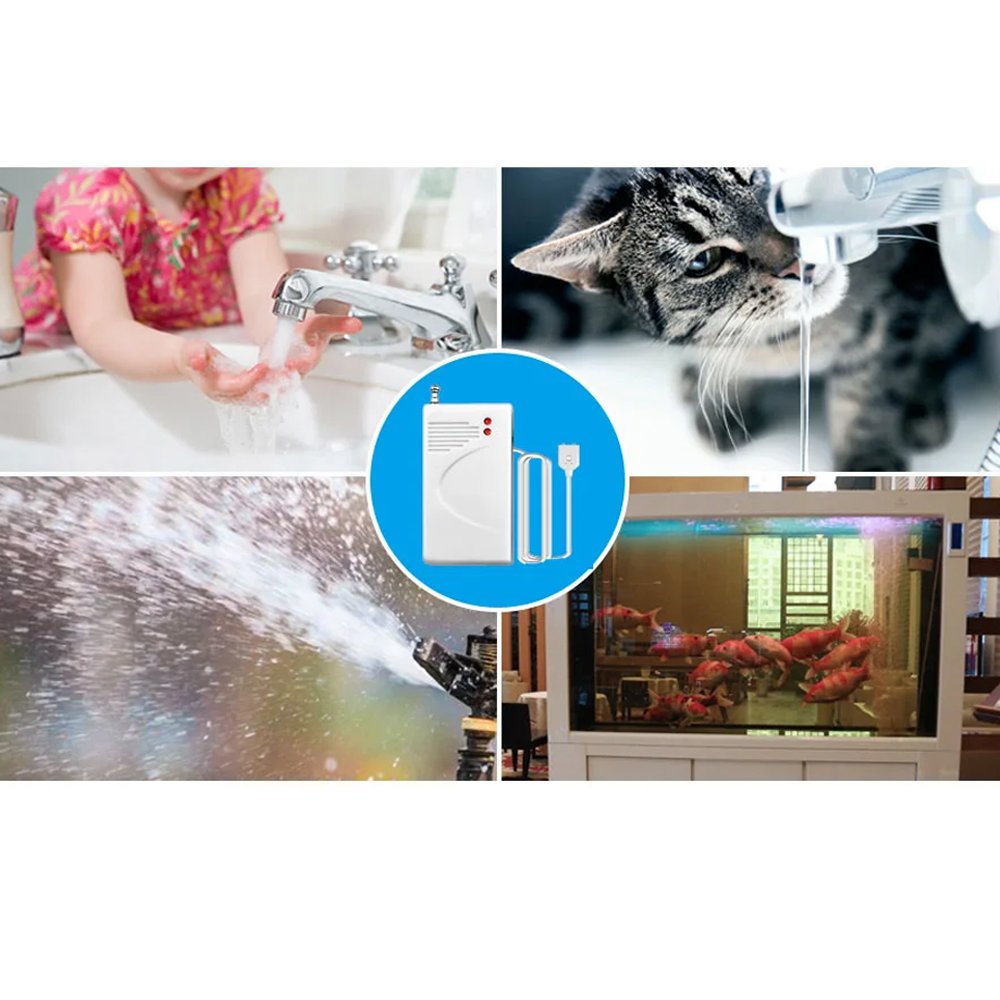 Wireless Water Leakage Sensor Detector for wireless Security GSM alarm system