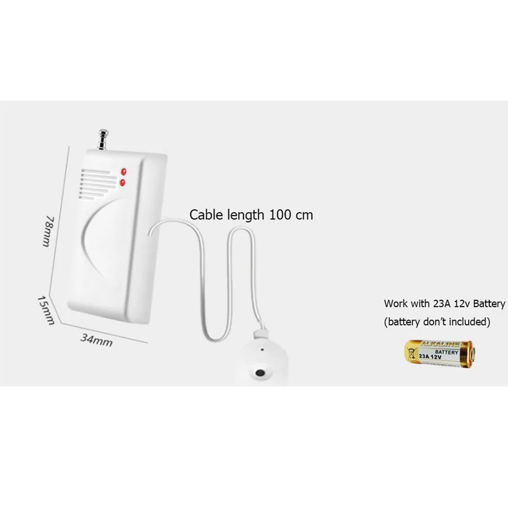 Wireless Water Leakage Sensor Detector for wireless Security GSM alarm system