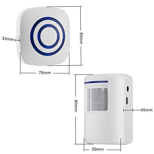 High Quality Manufacturing Transmitter Receptor Alarm Intelligent Auto Sensor Security Alarm System With 38 Musics