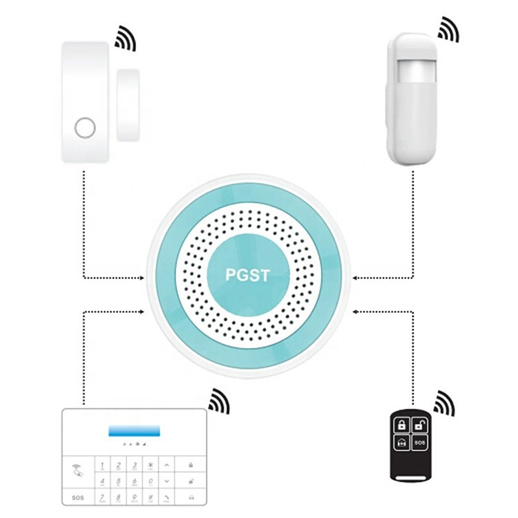 Danwish Quality Assurance Wireless Indoor Siren Alarm For Home Alarm System