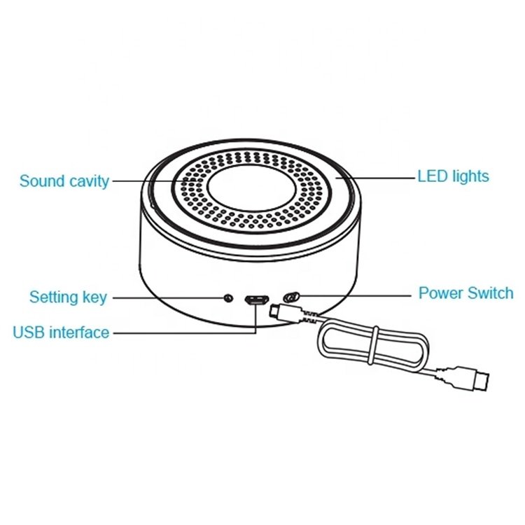 Danwish Quality Assurance Wireless Indoor Siren Alarm For Home Alarm System