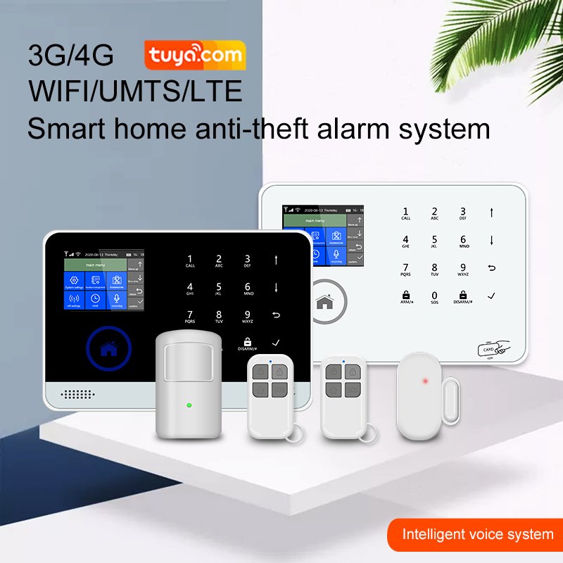 OEM ODM RFID APP Indoor Anti Theft Smart Intruder Wireless House Security Tuya Burglar Wifi 4g GSM Home Alarm System Kit BL-6600