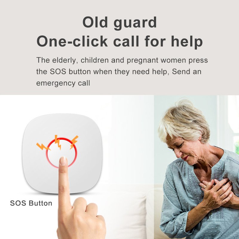 Tuya Wireless Smart Home Security Alarm 4G Cellular GSM WiFi Home Security Alarm System