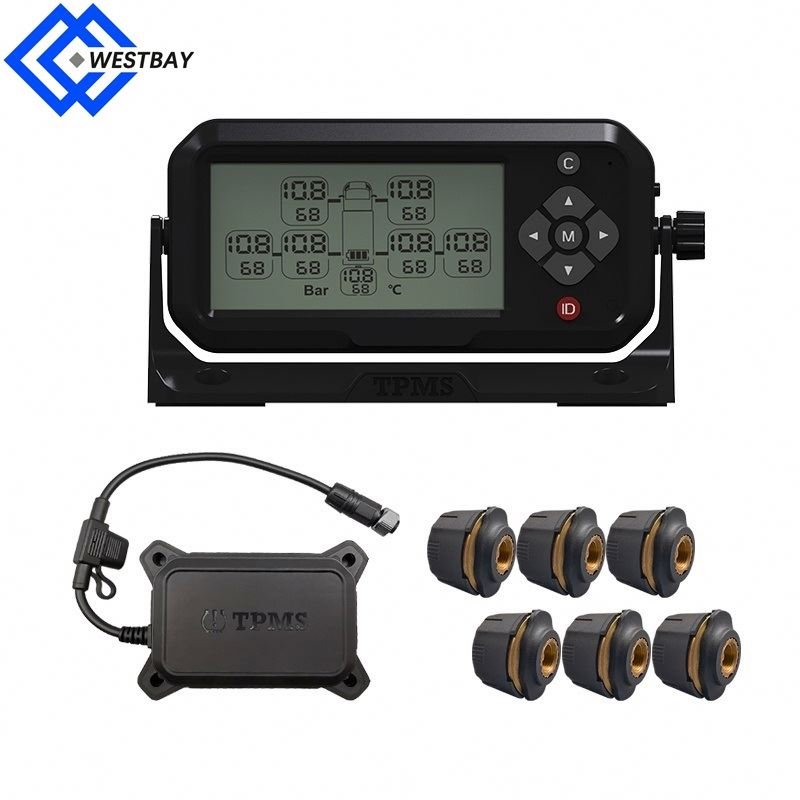 Westbay 6 8 10 12 14 16 18 22 24 26 Wheel Internal Type sensors truck TPMS alarm system tyre pressure monitoring system