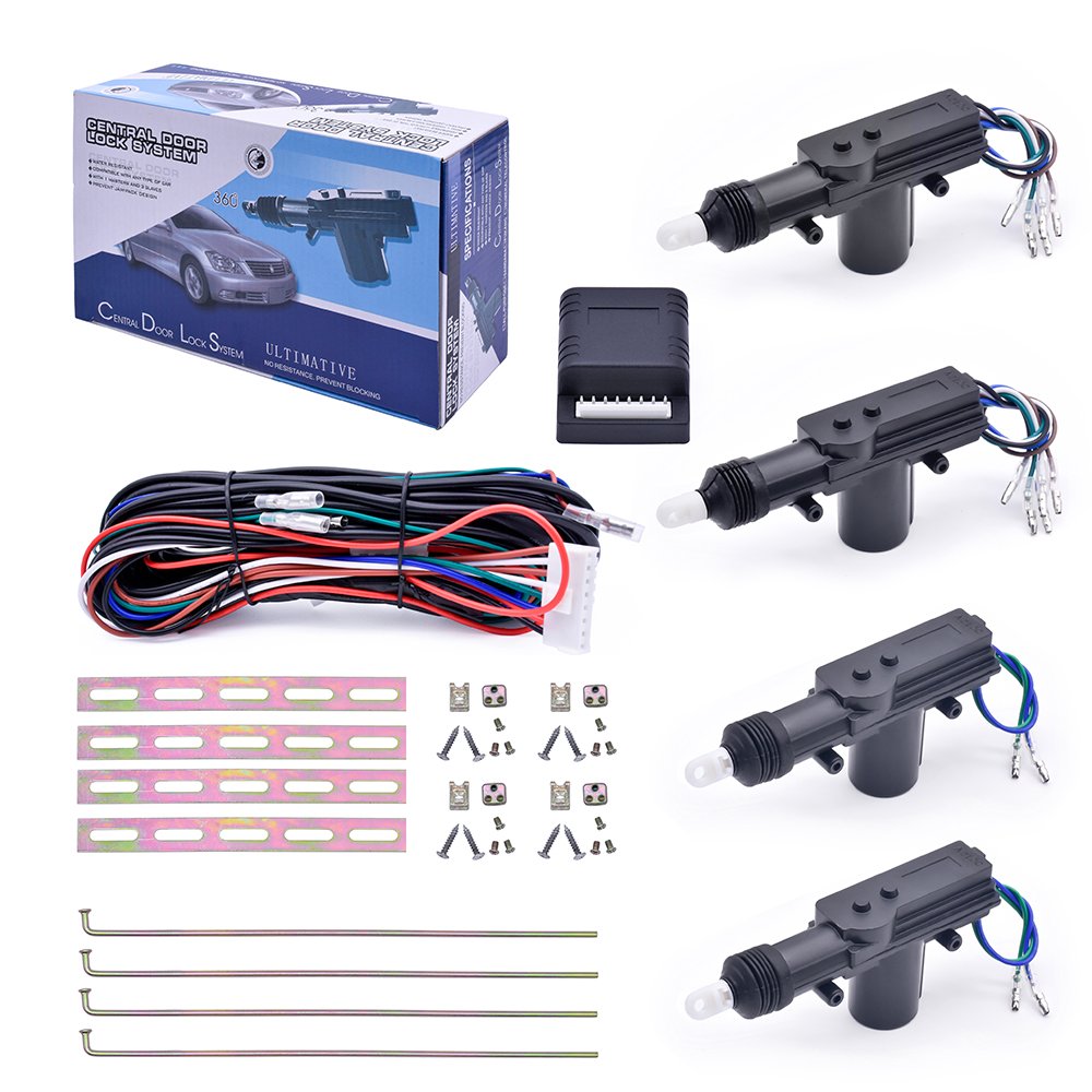 Central Locking System For Cars 12V 2/5 Wire Car Central Locking Car Accessories