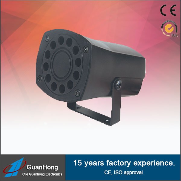 IP67 Buzzer Factory siren alarm 12/24v piezo siren 110dB 1 or 6 tone Piezo Buzzer Siren Alarm