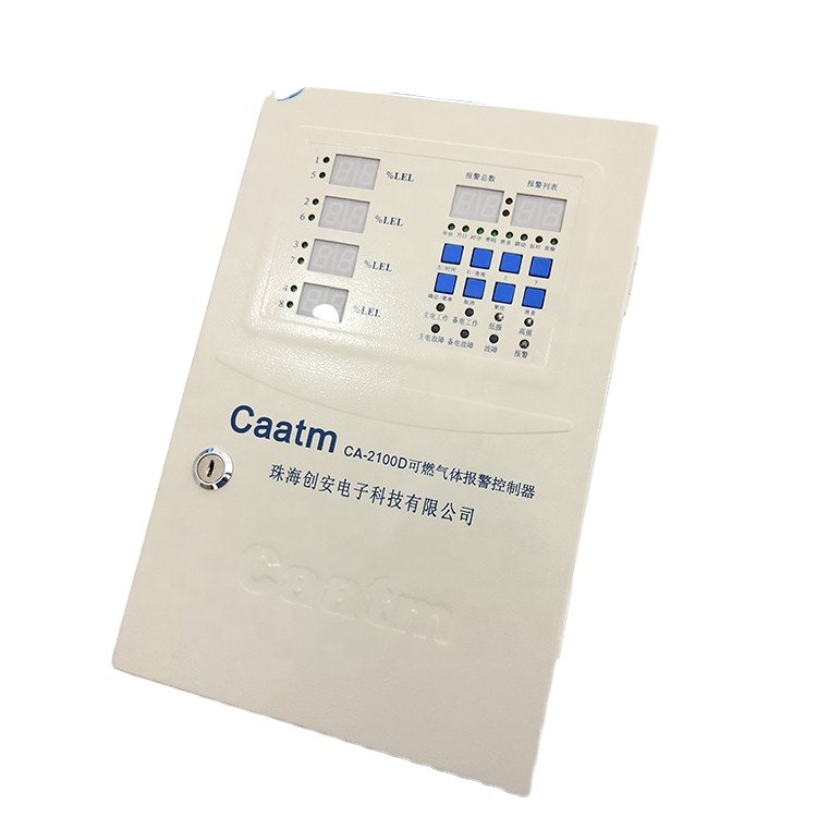 CAATM CA-2100D Wall-mounted 8 channels Bus Transfer Digital display gas alarm controller