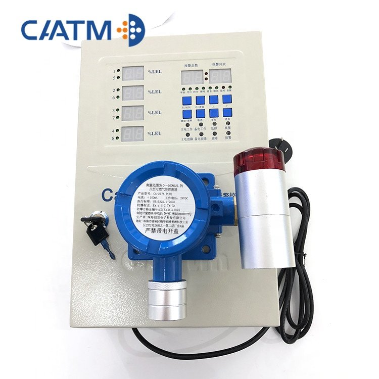 CAATM CA-2100D Wall-mounted 8 channels Bus Transfer Digital display gas alarm controller
