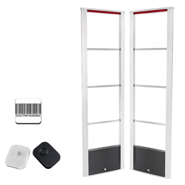 Shop Security Guard RF Dual EAS System 8.2Mhz Antenna Sensor System RF EAS Security Alarm System