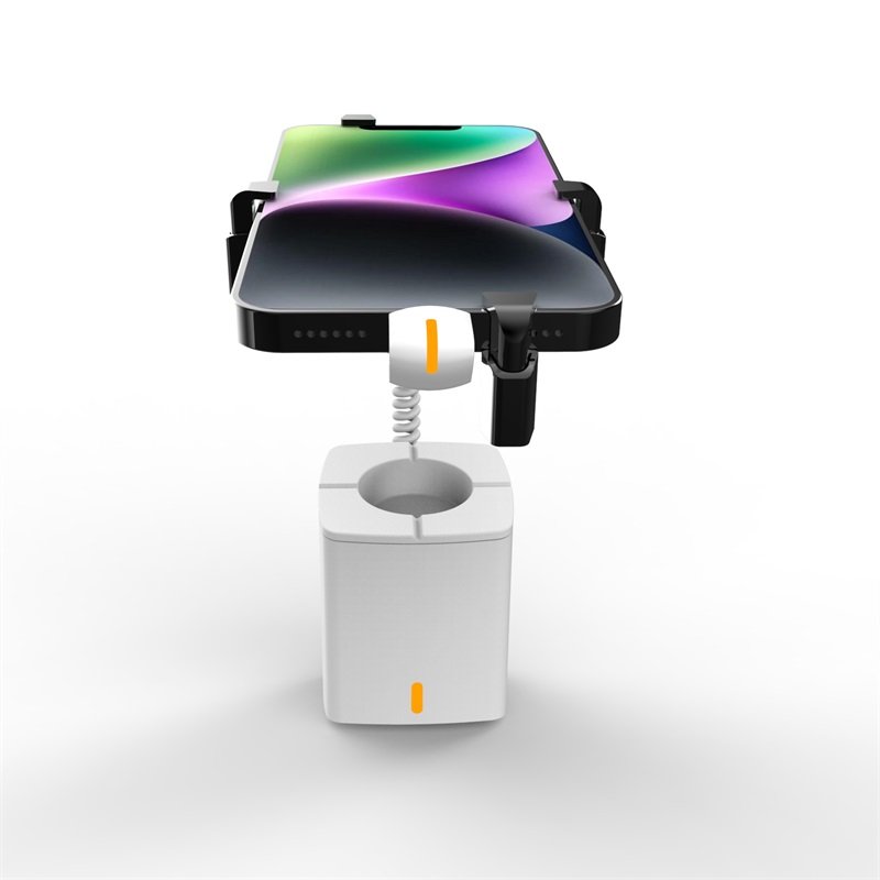 A110 Tablet Alarm System Mobile Phone Security Display Stand With Clamp Smartphone Anti Theft Holder With Charging Cable
