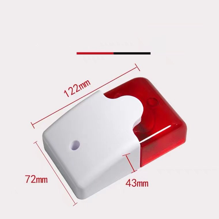 Flash LED Strobe Light Siren 12V Work For GSM PSTN Home Security Voice Burglar Alarm System
