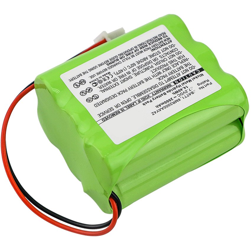 7.2v 2000mah 2*3 Ni-MH Replacement Battery Pack For Linear Corp PERS-4200 Alarm System