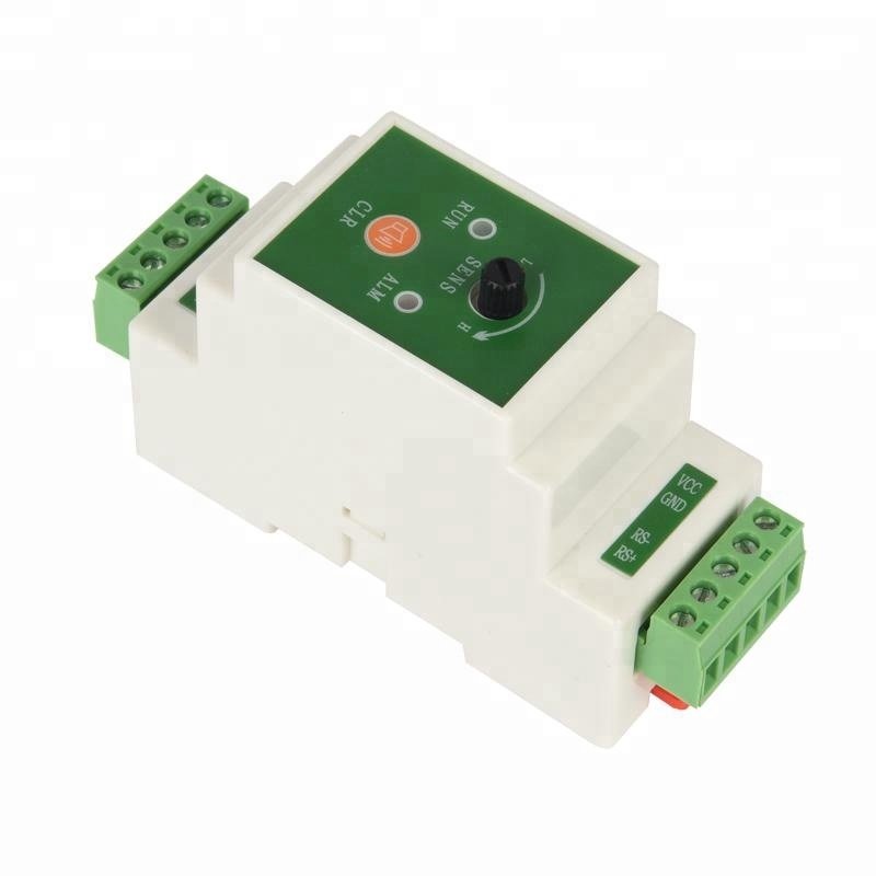 2 Pins Non-locating Water Leak Sensing Cable Controller With RS485 Relay Output Alarm System