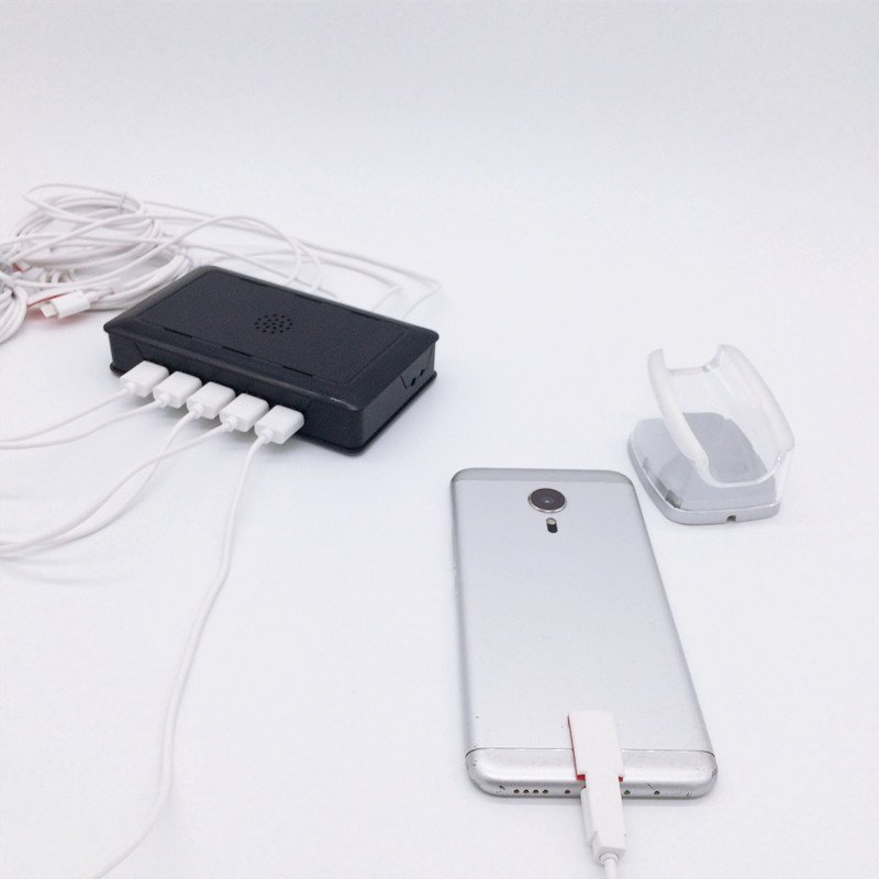 6 8 10 Multiway Mobile Phone Display Security System Cell Phone Store Anti-theft Alarm Retail Mobile Phone Security Device