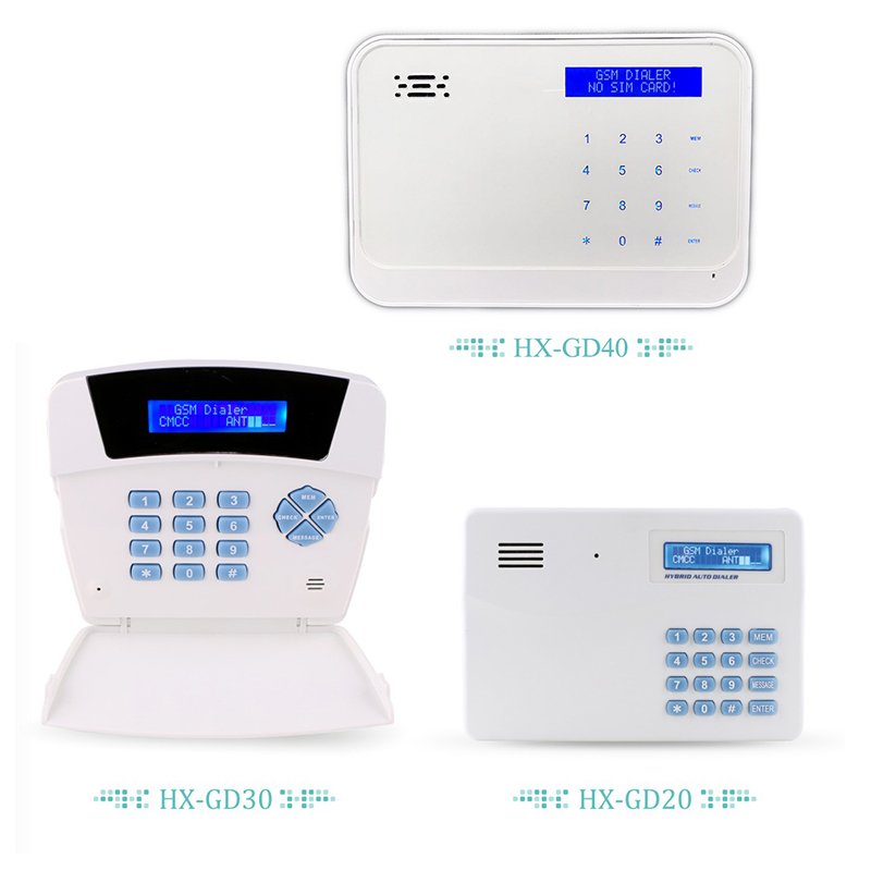 Multi-language GSM & PSTN auto dialer SIM card auto alarm dialer