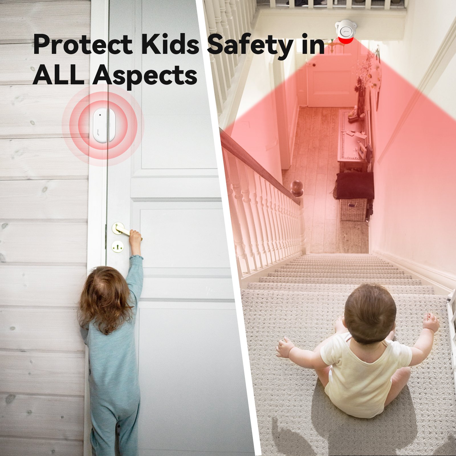 Tuya WiFi Motion Sensor Alarm Kit Wireless 125Db Alarming Burglar Security Alarm System For Home