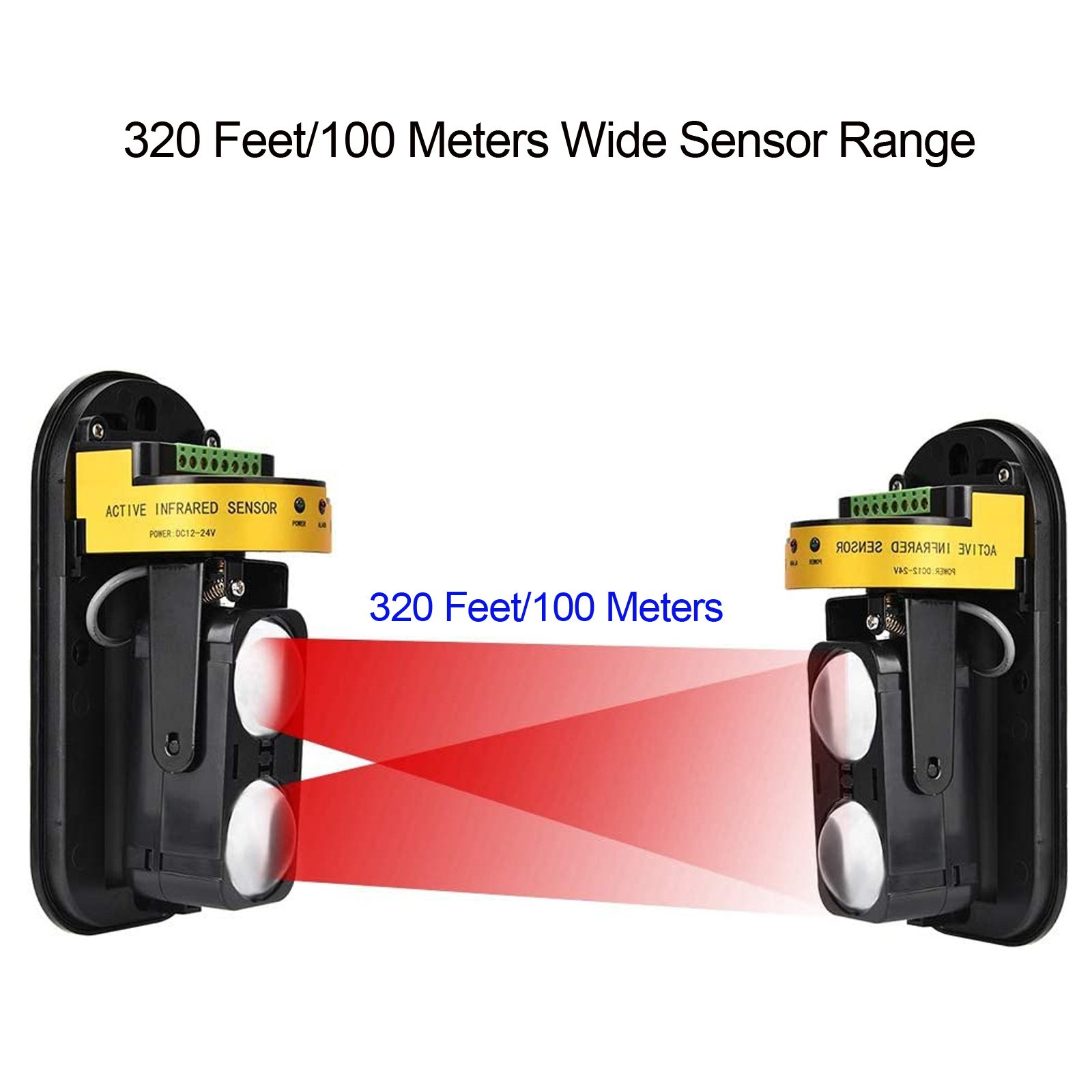 Factory Supply IP65 Waterproof Anti-Theft Motion Sensor Siren Alarm 120dB LED Strobe infrared beam sensor Alarm