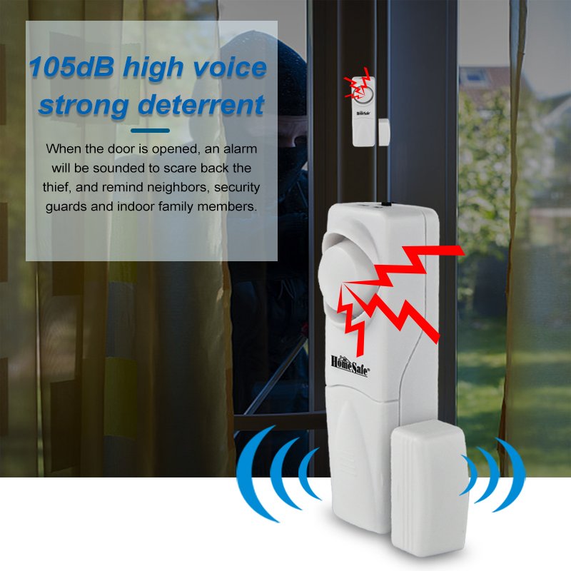 Instant Alarm Precise Identification Magnetic Door Sensor Alarm Retail Security System