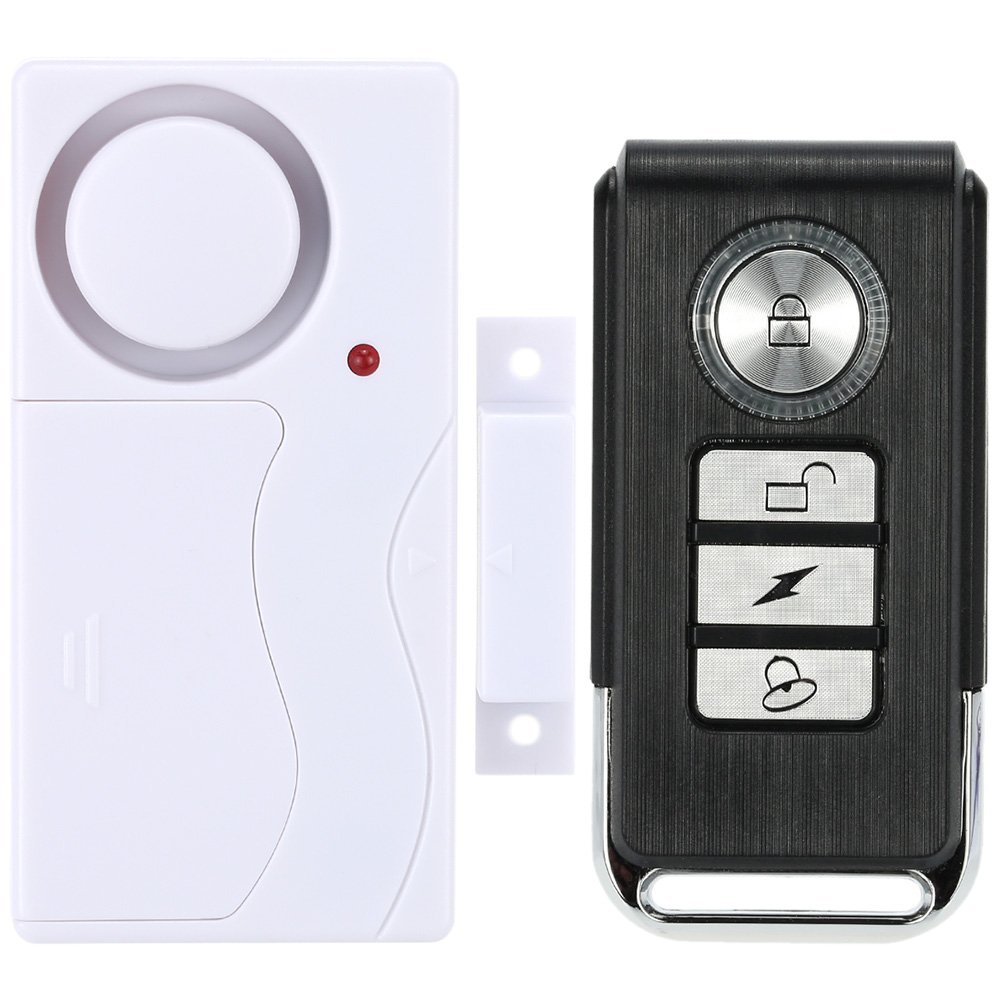 Small Size Remote Control Wireless Home Safty Door Window Open Magnet Magnetic Sensor Detector Alarm Siren