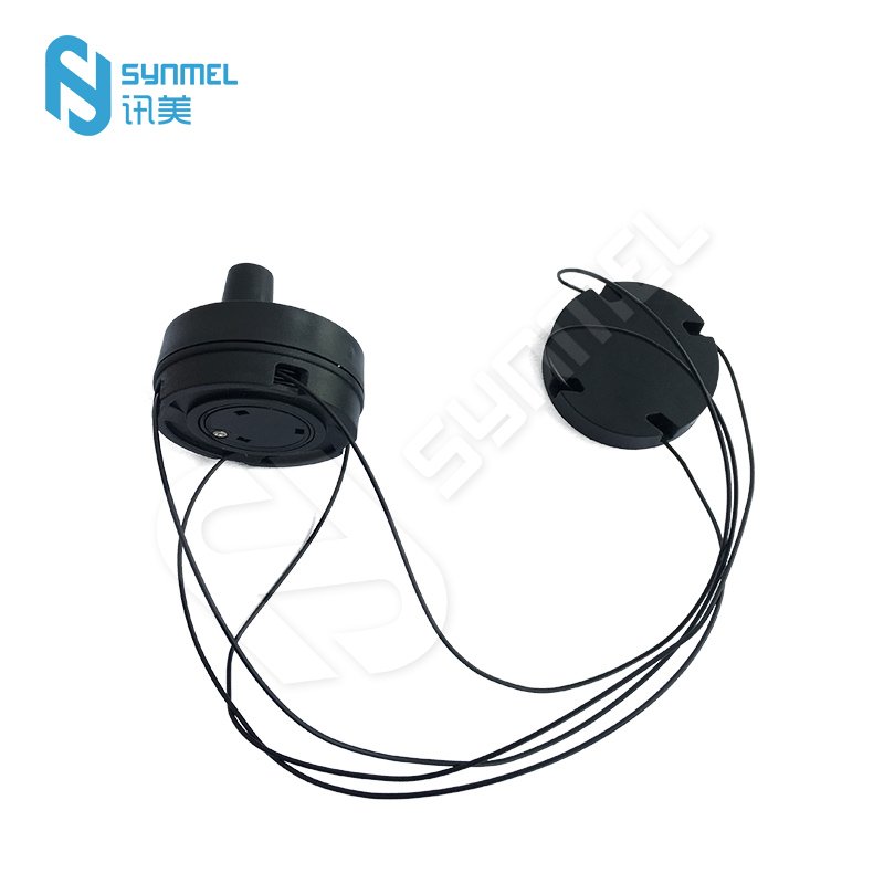 Synmel Retail Security Double Protection AM RF Mini Spider Wrap Alarming Tag for High Value Box Anti Theft Cable length 4*65cm