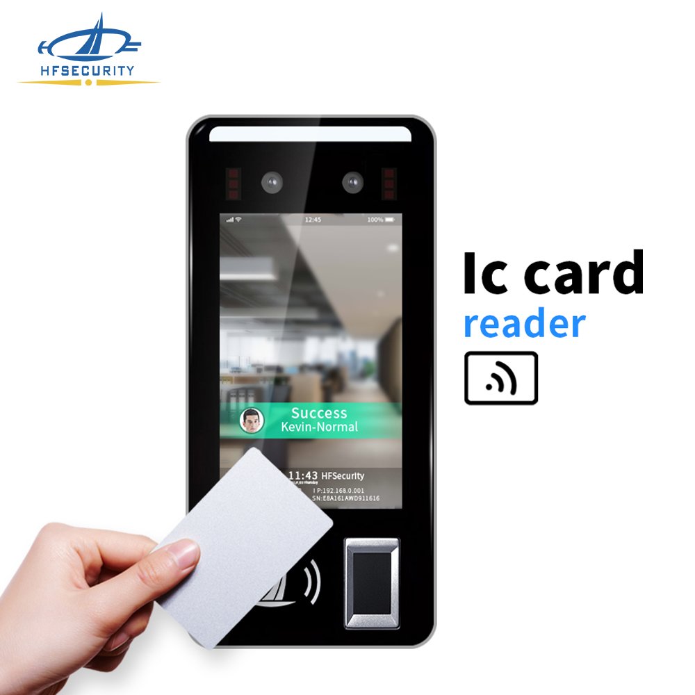 HFSecurity FR05 Android 11.0 50000 Face Capacity Biometric Attendance System Face Recognition Access Control