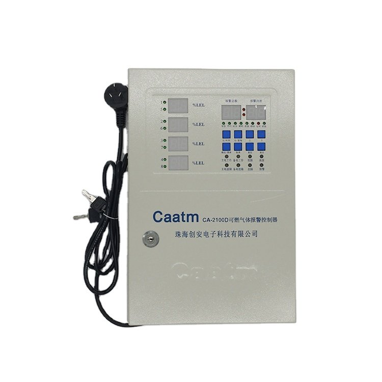 CAATM CA-2100D Wall-mounted Bus Transfer 8 channels Digital display gas alarm controller