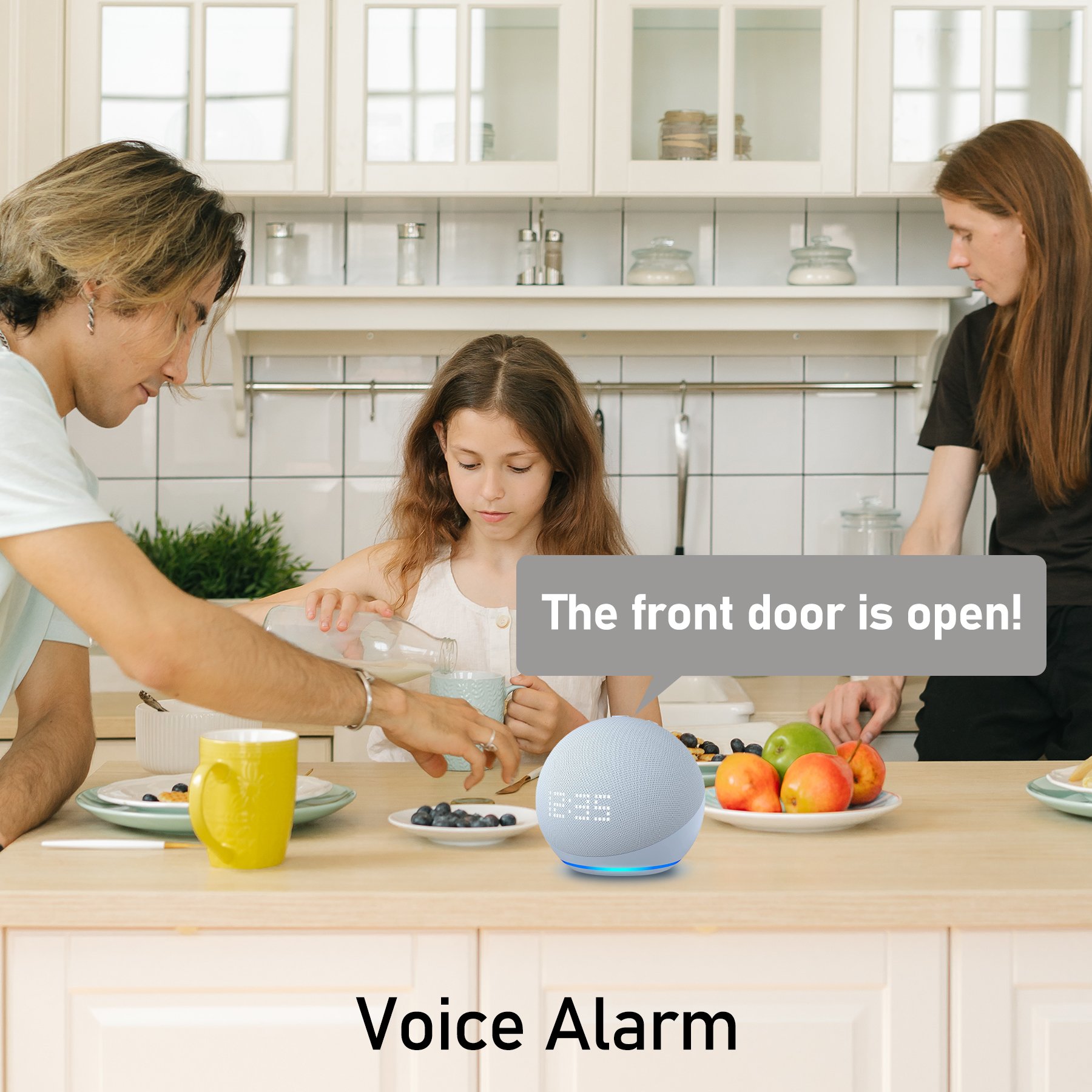 E-WeLink Zigbee Contact Sensor Wireless Door and Window Sensor for Smart Home Automation Compatible with Hubitat and Alexa