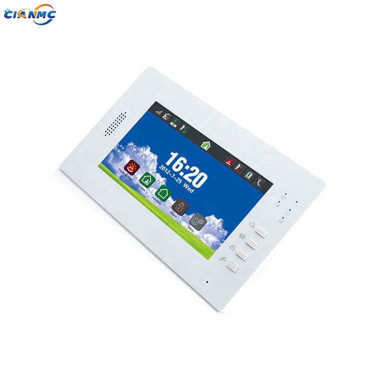 Wireless 7" Color Full Touch Screen GSM & PSTN Host Home Alarm System