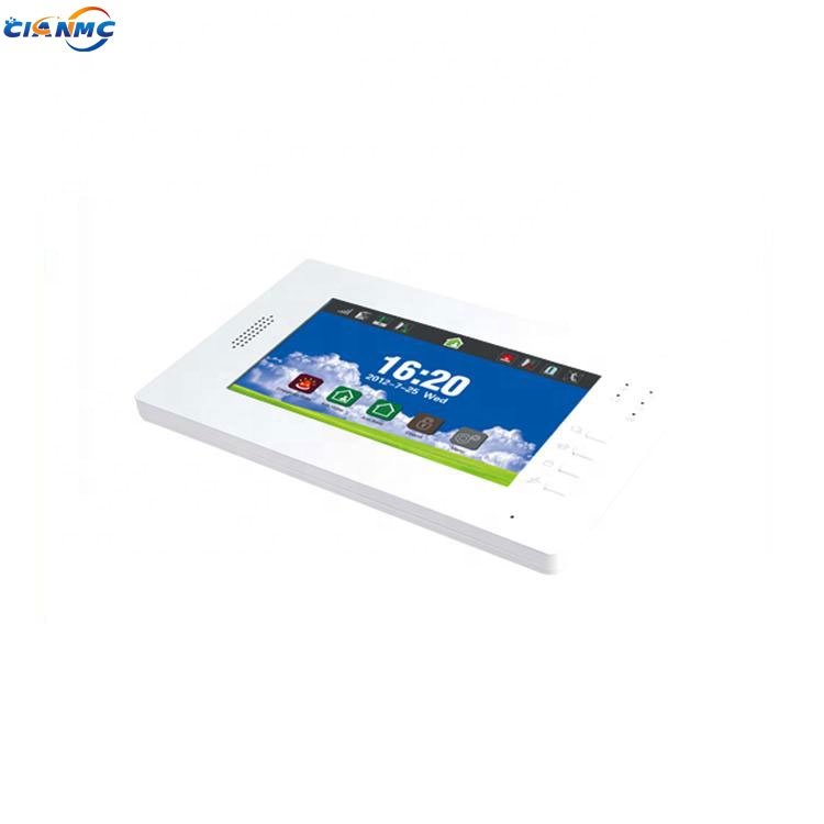 Wireless 7" Color Full Touch Screen GSM & PSTN Host Home Alarm System