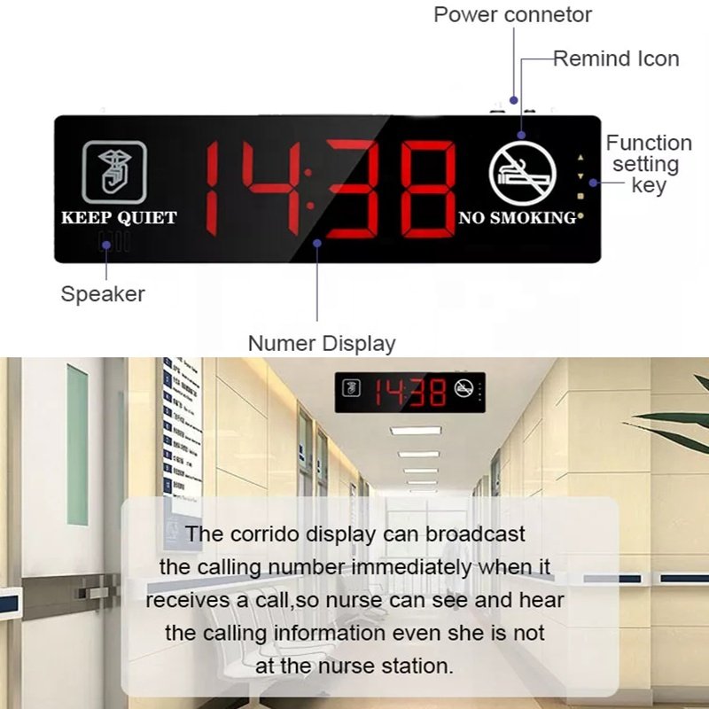 Hospital Wired Patient Call Button Elderly SOS Alarm Emergency Nurse Call System
