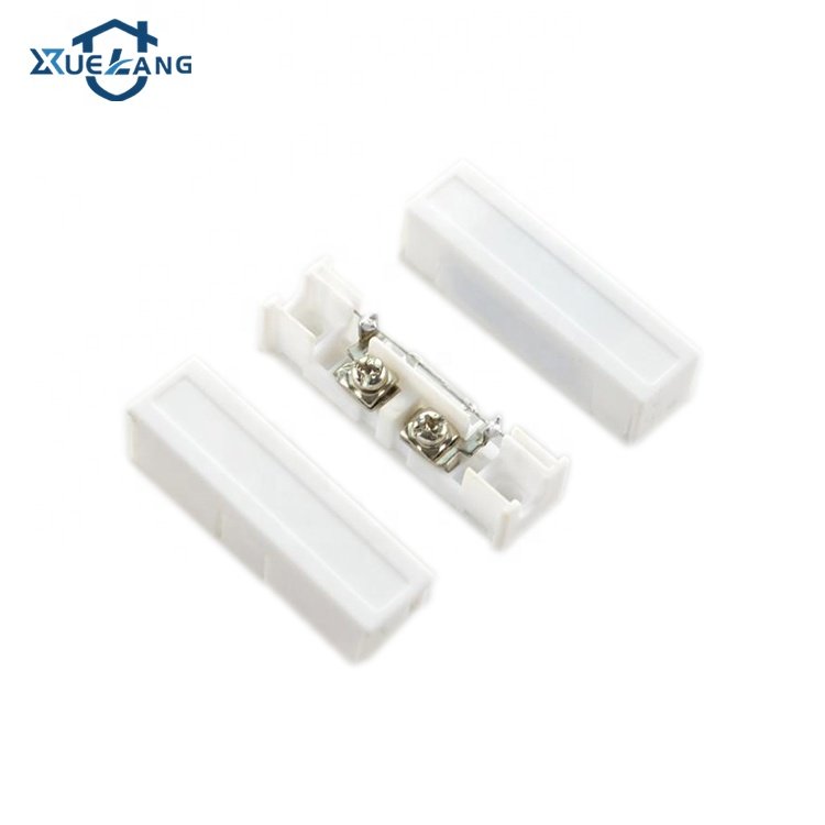 Hot Selling White Color NO/NC Optional Surface Mounted Wired Magnetic Door Contact Sensor For Alarm System