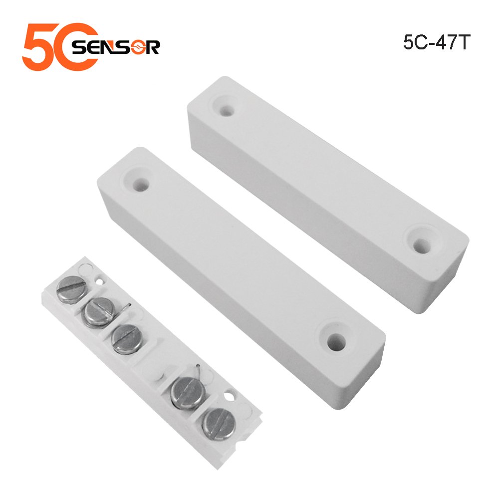 5C-47T ABS Magnetic Sensor Door and Window Alarm System High Sensitivity Sensor for Home Security